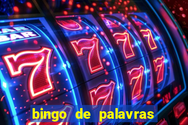 bingo de palavras cha de bebe